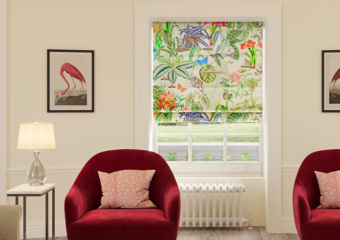 Barbados, Jungle - Twist&Fit Roman Blind - Image 3